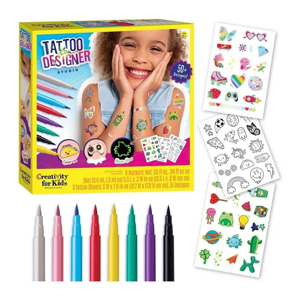 Creativity For Kids Designer Studio-Tattoo